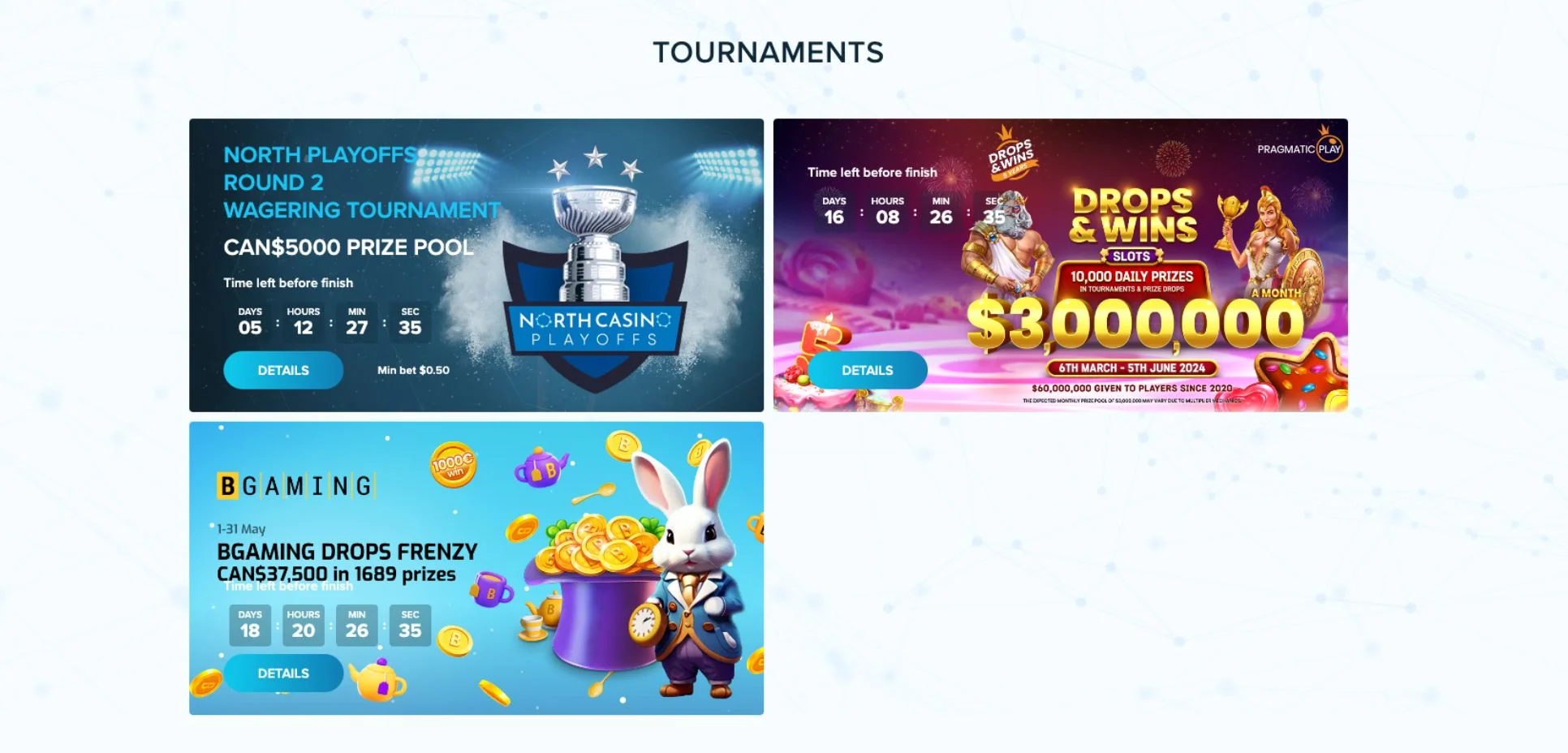 North Casino Tournaments in Australia