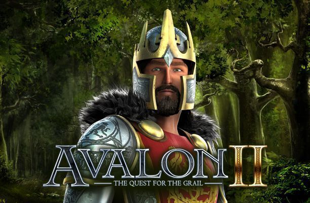 Avalon II promotional picture featuring an animated king wearing a metal helmet