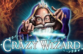 crazy wizard slots logo