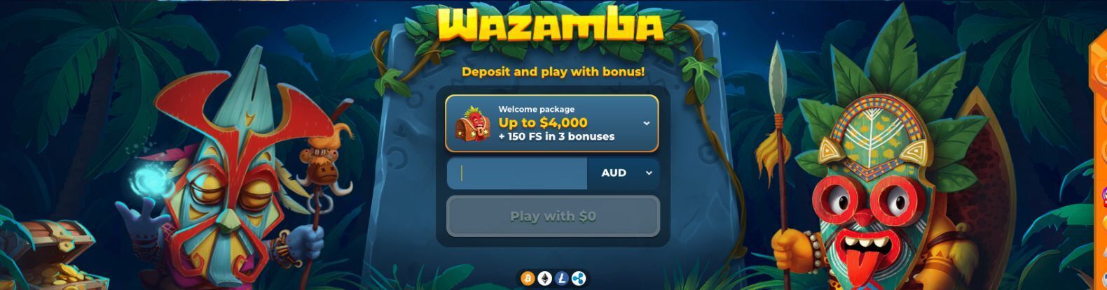 This is a pic of Wazamba Online Casino Welcome Bonus