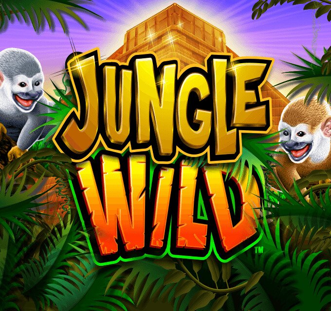Jungle wild logo with monkey characters