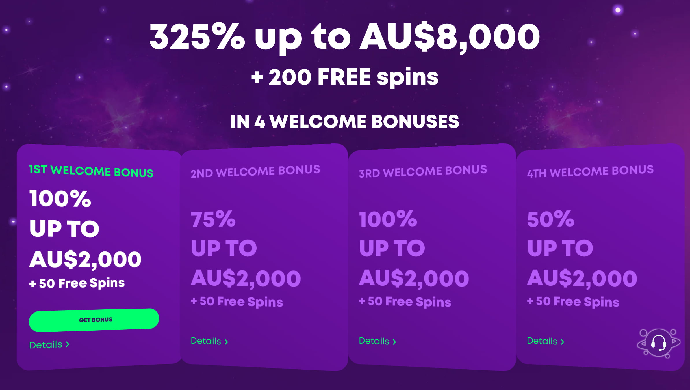 Casino rocket bonus data