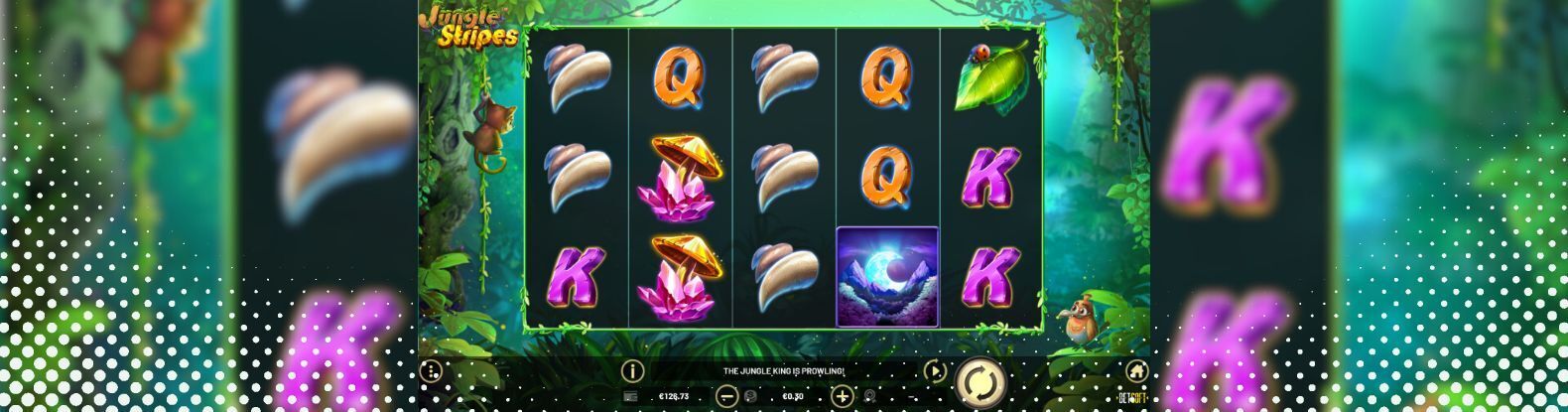 This is a pic of Jungle Stripes pokies game by Betsoft