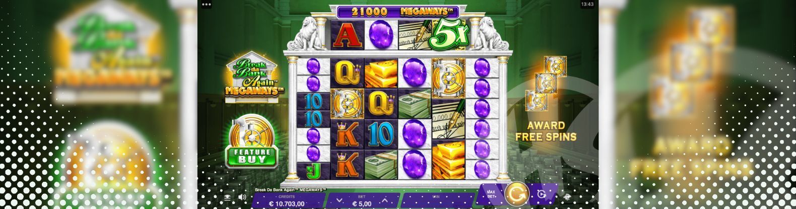 This is a pic of Break Da Bank Pokies Game by Microgaming