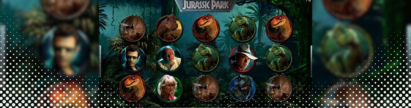 This is a picture of Jurassic Park Pokies Game by Microgaming