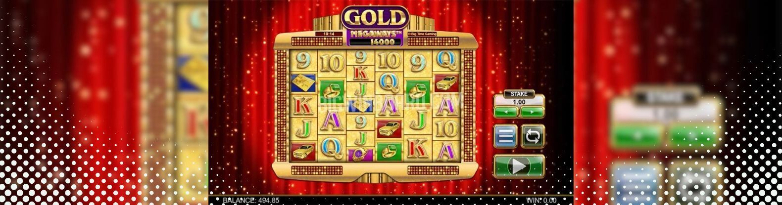This is a screenshot of Gold Pokies Game by Real Time Gaming