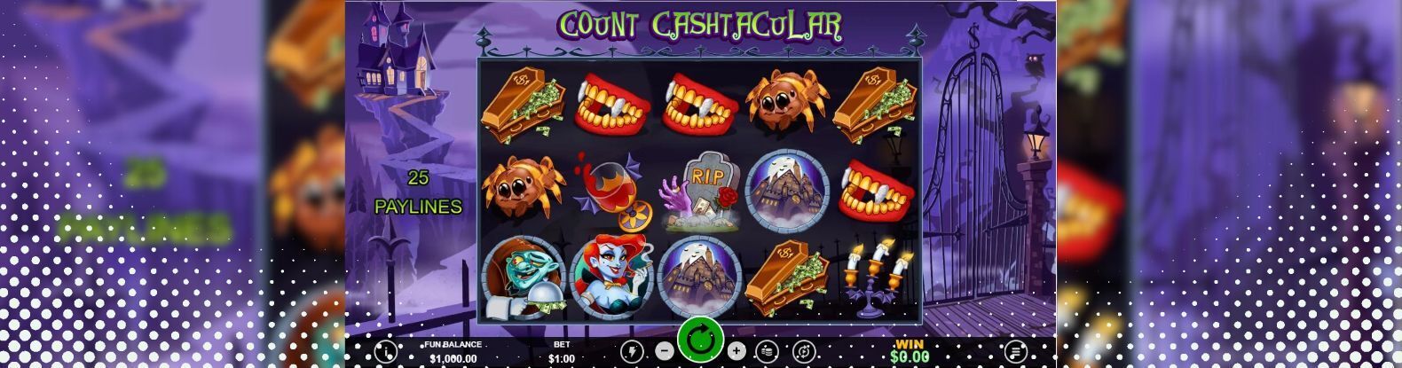 This is a pic of Count Cashtacular Pokies Games by RealTime Gaming