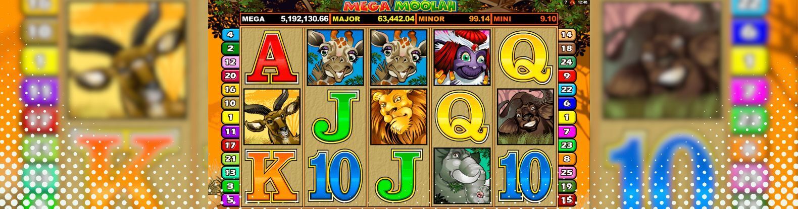 This is a pic of Mega Moolah Pokies Game by Microgaming