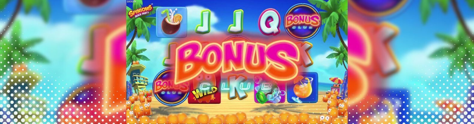 This is a pic of Spinions Beach Party Pokies Game by Quickspin