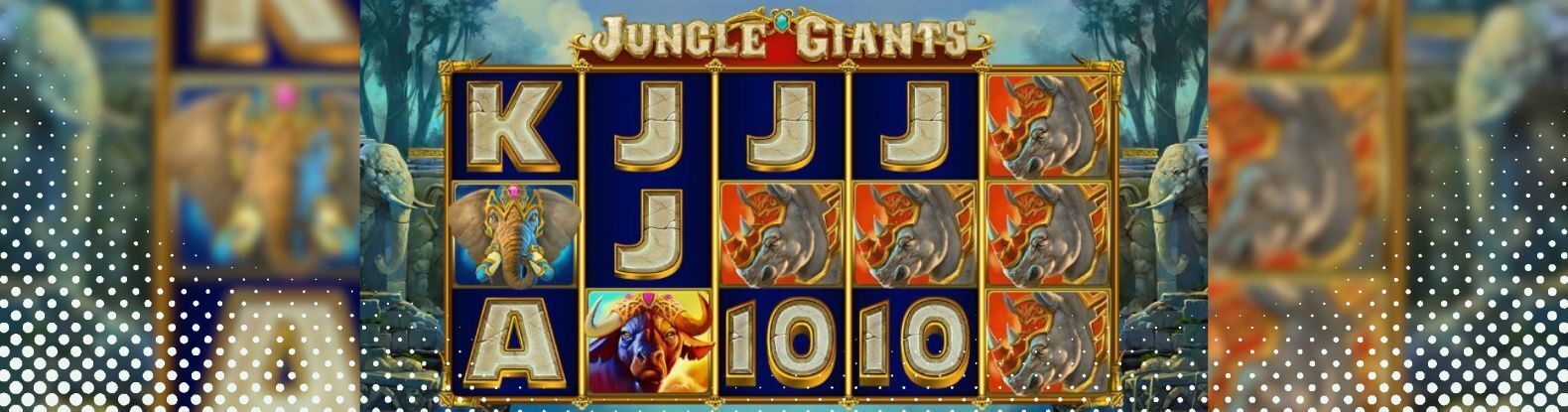 This is a screenshot of Jungle Giants online pokies game by Playtech