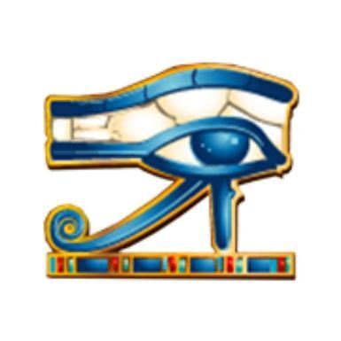 Cleopatra's Gold Eye of Horus Symbol