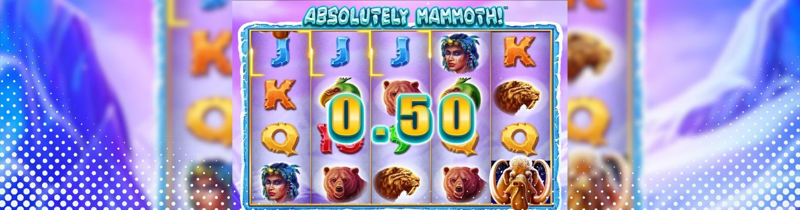 This is a screenshot of Absolutely Mammoth online pokies game by Playtech