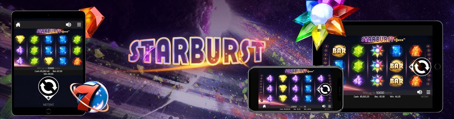 Play Starburst on your mobile