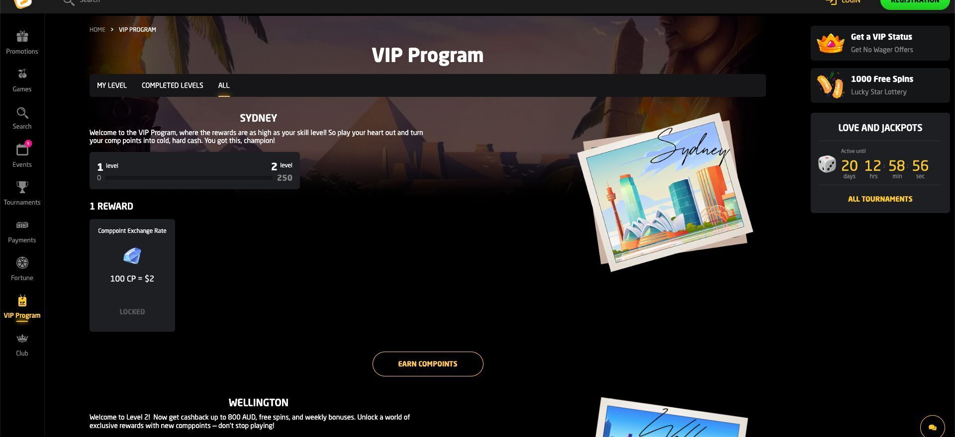 Stay Casino VIP Program