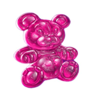 Pink gummy bears symbol