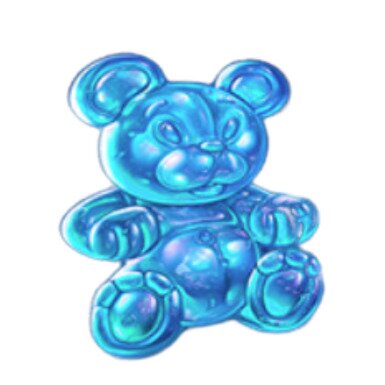 Blue Gummy bears symbol