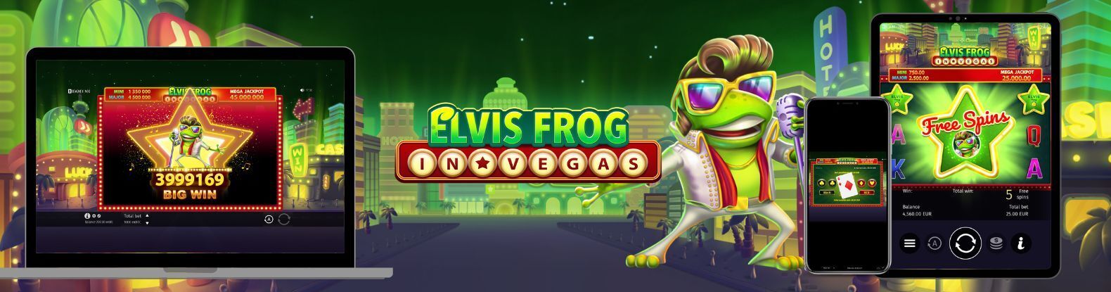 Elvis Frog in Vegas Mobile Image