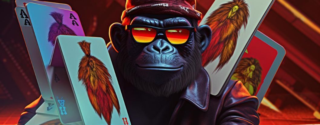 NFTs in online casinos - a cool monkey that could be an NFT illustration