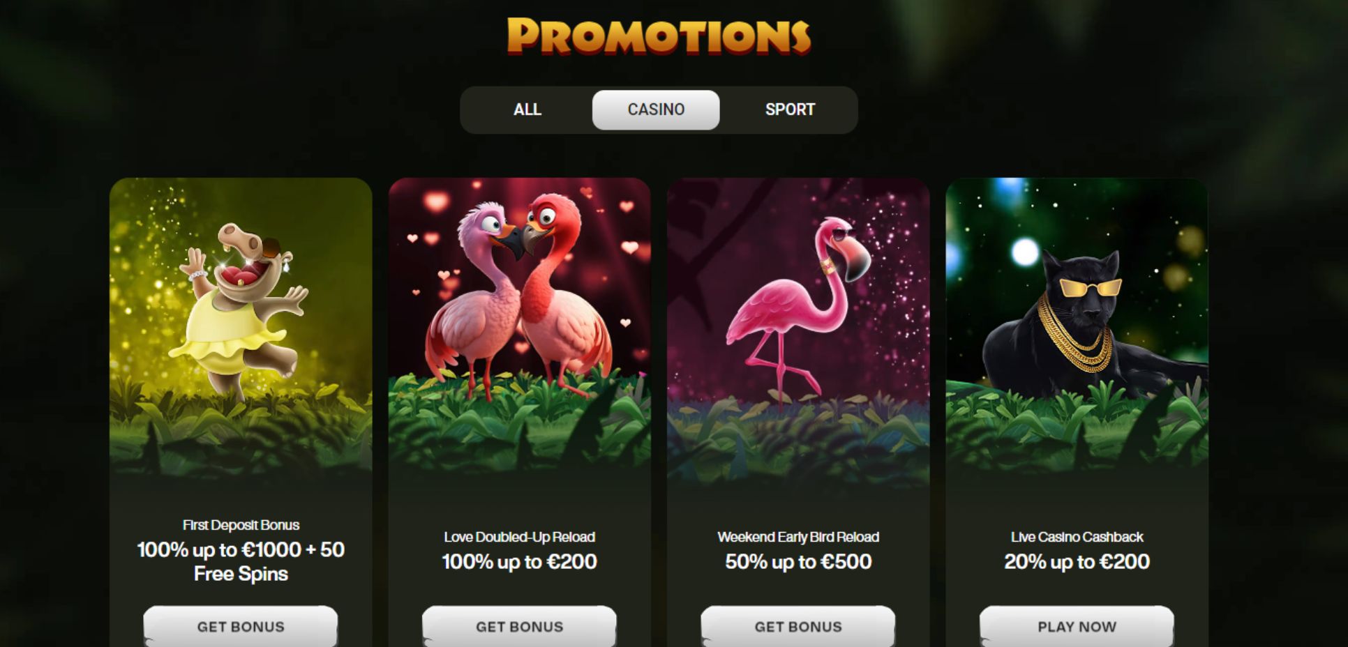 Cashwin Casino Promotions Page