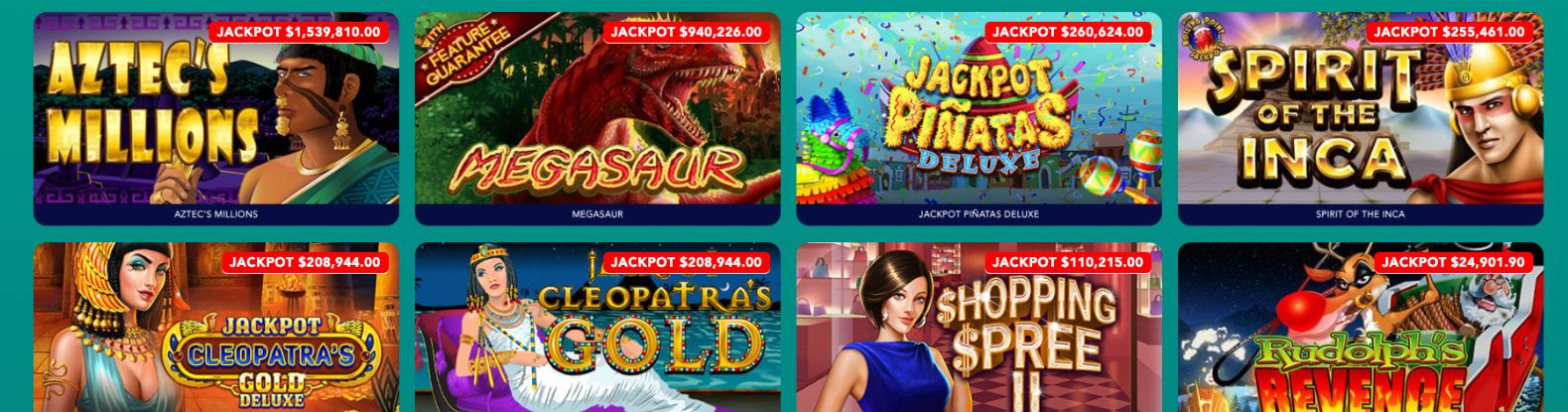 Heaps O Wins Casino Jackpot Games